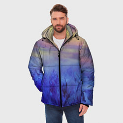 Куртка зимняя мужская Морозное поле, цвет: 3D-светло-серый — фото 2