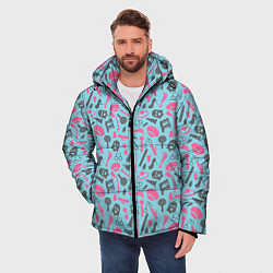 Куртка зимняя мужская БДСМ Bdsm, цвет: 3D-светло-серый — фото 2