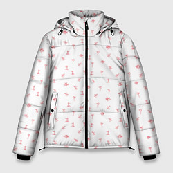 Куртка зимняя мужская Зимний спортивный принт, цвет: 3D-красный