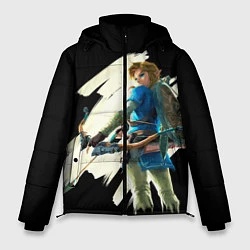 Куртка зимняя мужская Линк с луком, цвет: 3D-черный