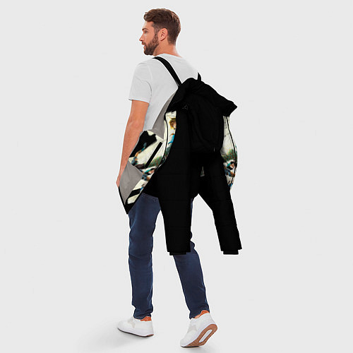 Мужская зимняя куртка Линк с луком / 3D-Светло-серый – фото 5