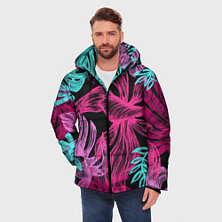 Куртка зимняя мужская Папоротниковый неон, цвет: 3D-светло-серый — фото 2