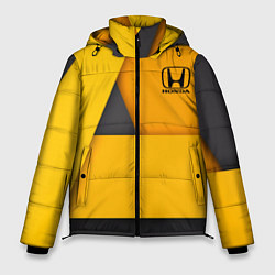 Куртка зимняя мужская Honda - Yellow, цвет: 3D-черный
