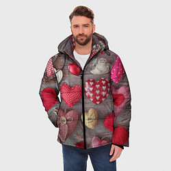Куртка зимняя мужская На 14 Февраля, цвет: 3D-светло-серый — фото 2