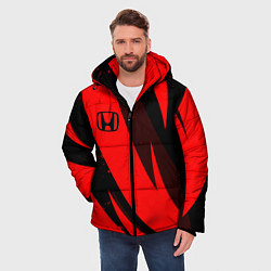 Куртка зимняя мужская HONDA RED ХОНДА КРАСНЫЙ, цвет: 3D-черный — фото 2
