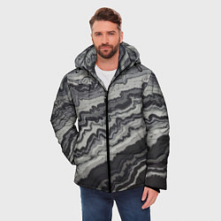Куртка зимняя мужская Fashion vanguard pattern 2099, цвет: 3D-черный — фото 2