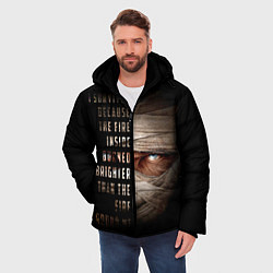 Куртка зимняя мужская Fallout - Joshua Graham, цвет: 3D-черный — фото 2