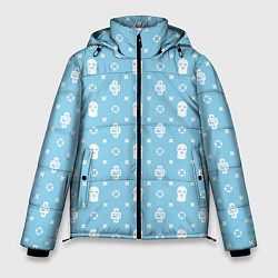 Куртка зимняя мужская Узор Sky Blue Dope Camo Dope Street Market, цвет: 3D-светло-серый