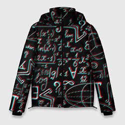 Куртка зимняя мужская ФОРМУЛЫ ГЛИТЧ GLITCH, цвет: 3D-черный