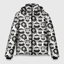 Куртка зимняя мужская Южный парк - персонажи South Park, цвет: 3D-светло-серый