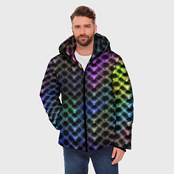 Куртка зимняя мужская Color vanguard pattern 2025 Neon, цвет: 3D-красный — фото 2