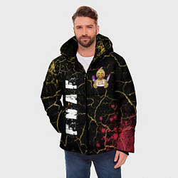 Куртка зимняя мужская FIVE NIGHTS AT FREDDYS - ЧИКА Краска, цвет: 3D-черный — фото 2