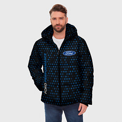 Куртка зимняя мужская FORD PERFORMANCE Космос, цвет: 3D-черный — фото 2