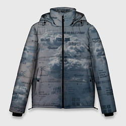 Куртка зимняя мужская BTS Дискография, цвет: 3D-светло-серый