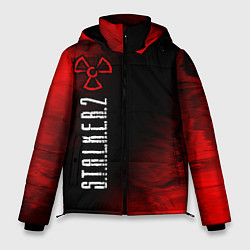 Куртка зимняя мужская СТАЛКЕР 2 Абстракция По вертикали, цвет: 3D-черный