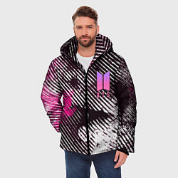 Куртка зимняя мужская BTS КРАСКА, цвет: 3D-светло-серый — фото 2