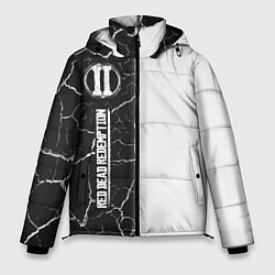Куртка зимняя мужская RDR 2 Графика По вертикали, цвет: 3D-черный