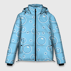Куртка зимняя мужская В пузырях, цвет: 3D-красный