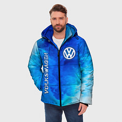 Куртка зимняя мужская VOLKSWAGEN Volkswagen Пламя, цвет: 3D-черный — фото 2