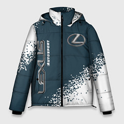Куртка зимняя мужская LEXUS Autosport Спрей, цвет: 3D-черный