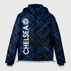 Куртка зимняя мужская Челси footbal club, цвет: 3D-светло-серый
