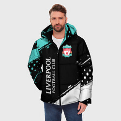 Куртка зимняя мужская Liverpool footba lclub, цвет: 3D-светло-серый — фото 2
