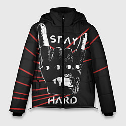 Куртка зимняя мужская Stay hard, цвет: 3D-красный