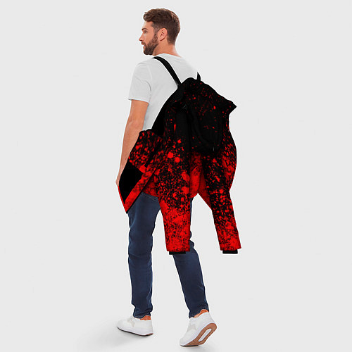 Мужская зимняя куртка DAYZ - Краска FS / 3D-Черный – фото 5