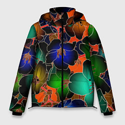 Куртка зимняя мужская Vanguard floral pattern Summer night Fashion trend, цвет: 3D-светло-серый