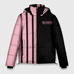 Куртка зимняя мужская BLACKPINK HALF BLACK-PINK MINI LOGO, цвет: 3D-красный