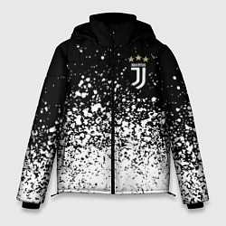 Куртка зимняя мужская Juventus fc брызги краски, цвет: 3D-светло-серый