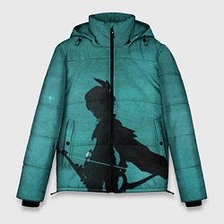 Куртка зимняя мужская Венти Genshin Impact, цвет: 3D-светло-серый