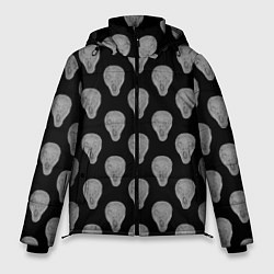 Куртка зимняя мужская Мунк Крик принт, цвет: 3D-светло-серый