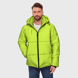 Куртка зимняя мужская Зеленый неон из фильма Барби, цвет: 3D-светло-серый — фото 2