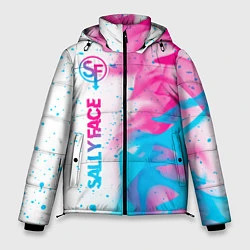 Куртка зимняя мужская Sally Face Neon Gradient, цвет: 3D-черный