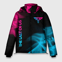 Куртка зимняя мужская The Last Of Us Neon Gradient, цвет: 3D-черный