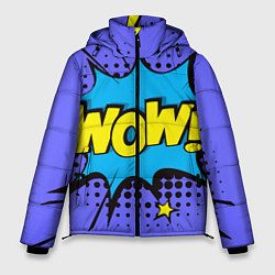 Куртка зимняя мужская POP ART - стрикеры WOWWTF, цвет: 3D-красный