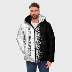 Куртка зимняя мужская Рэпер Boulevard Depo в стиле граффити, цвет: 3D-черный — фото 2
