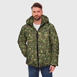 Куртка зимняя мужская Камуфляж цифровой Флора-1 пиксель, цвет: 3D-черный — фото 2