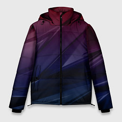 Куртка зимняя мужская Geometry violet dark, цвет: 3D-красный
