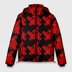 Куртка зимняя мужская DM Texture, цвет: 3D-светло-серый