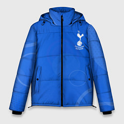 Куртка зимняя мужская Tottenham hotspur Голубая абстракция, цвет: 3D-красный