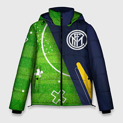 Куртка зимняя мужская Inter football field, цвет: 3D-черный