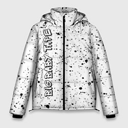 Куртка зимняя мужская Рэпер Big Baby Tape в стиле граффити: по-вертикали, цвет: 3D-черный