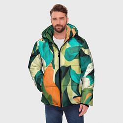 Куртка зимняя мужская Multicoloured camouflage, цвет: 3D-черный — фото 2