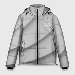 Куртка зимняя мужская Daewoo - серая абстракция, цвет: 3D-черный