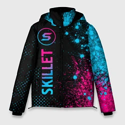 Куртка зимняя мужская Skillet - neon gradient: по-вертикали, цвет: 3D-черный