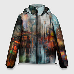 Куртка зимняя мужская В Питере дождь, цвет: 3D-светло-серый