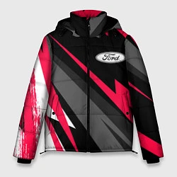 Куртка зимняя мужская Ford fast lines, цвет: 3D-черный