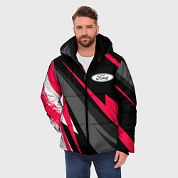 Куртка зимняя мужская Ford fast lines, цвет: 3D-черный — фото 2